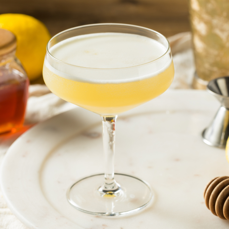 Bride to bee bridal shower honey cocktail.